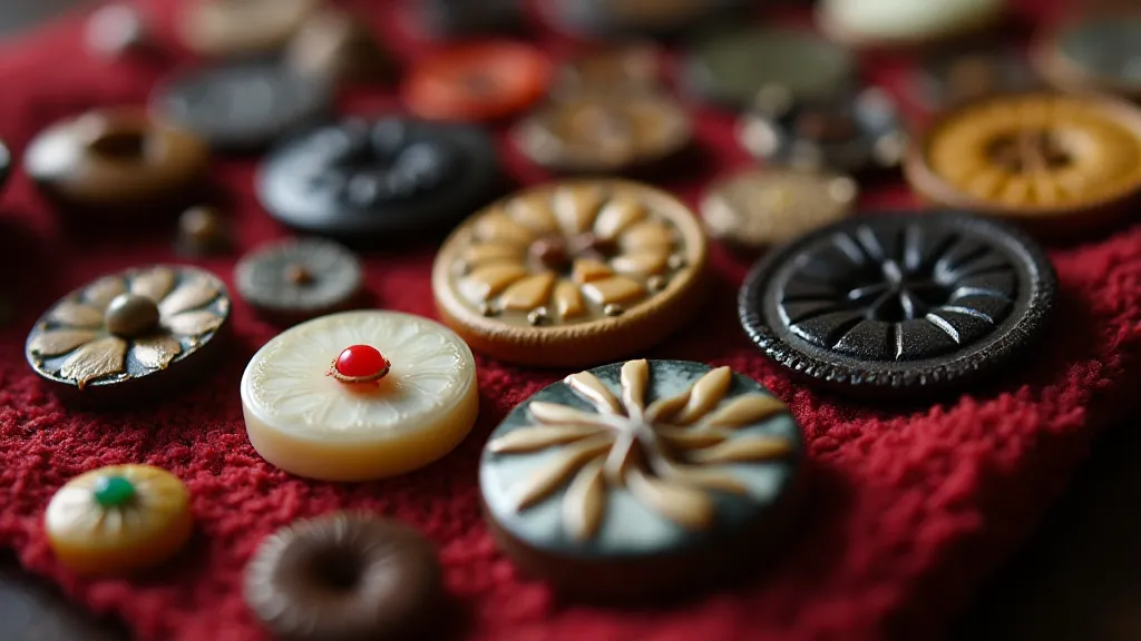 Collection of antique Victorian buttons