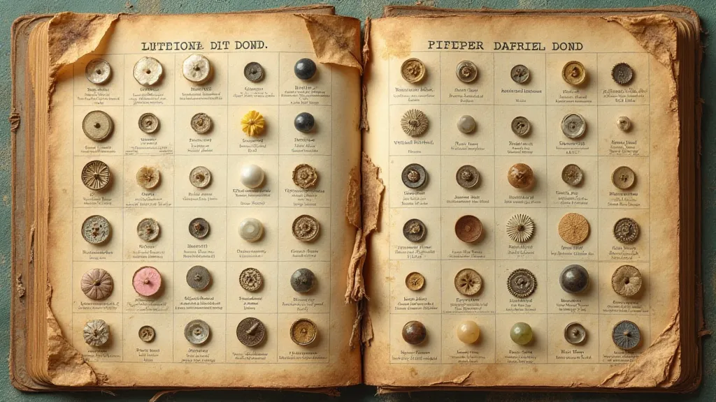 Victorian button catalog page