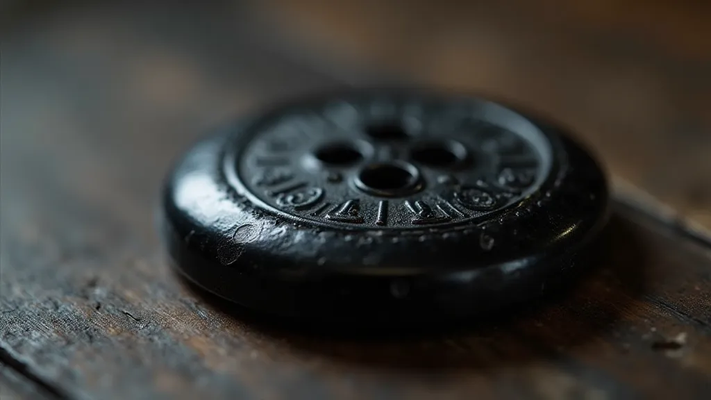 A black jet button.