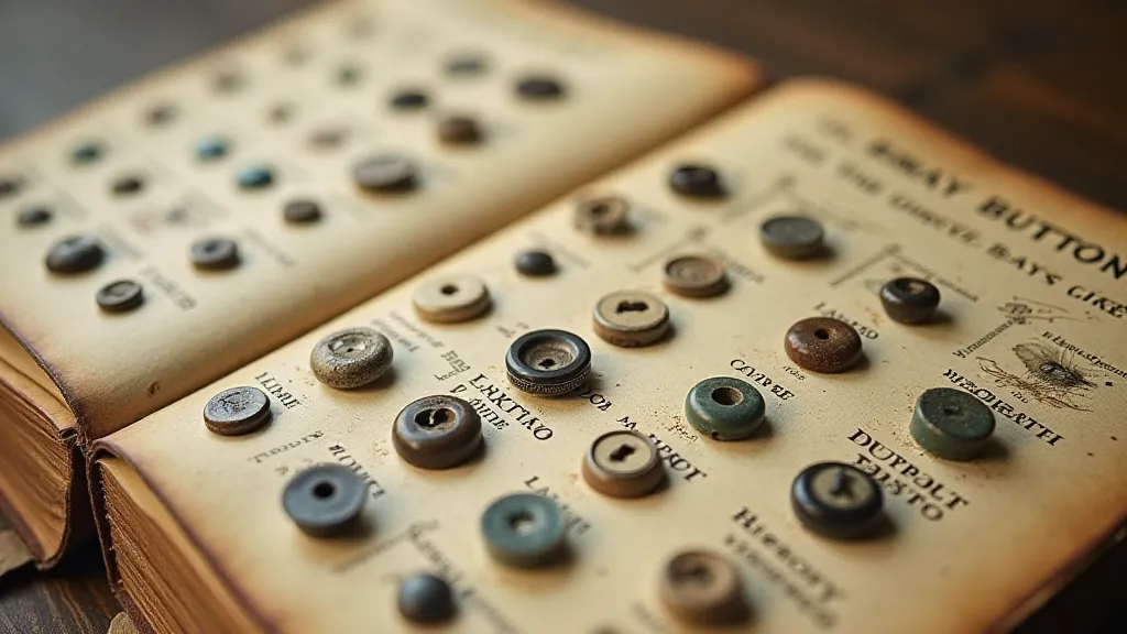 Victorian button catalog page