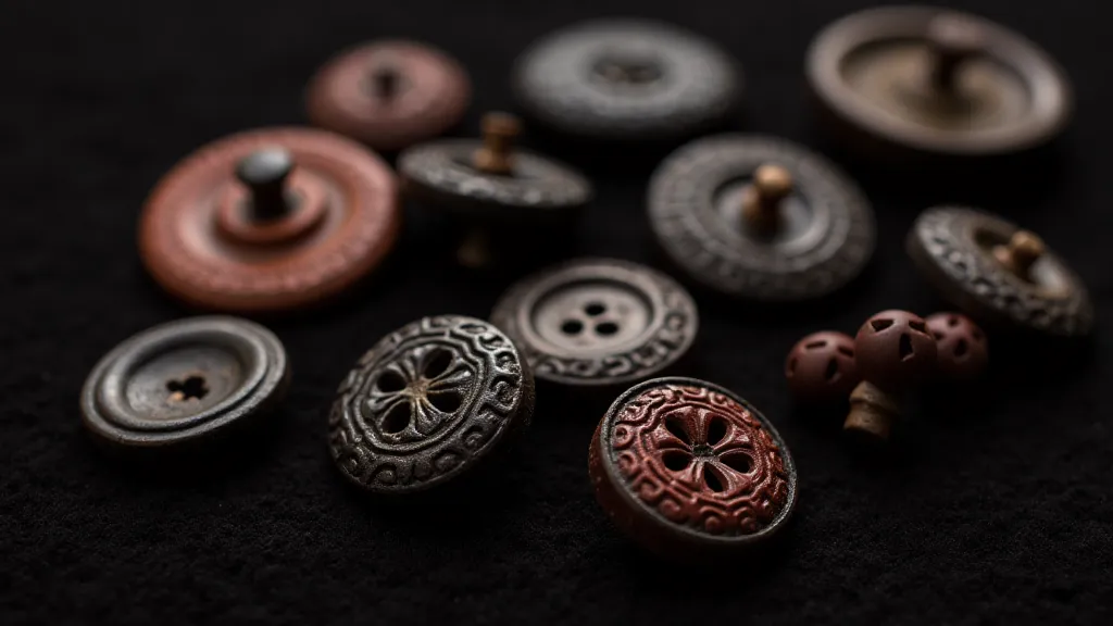 Antique Vulcanite Buttons